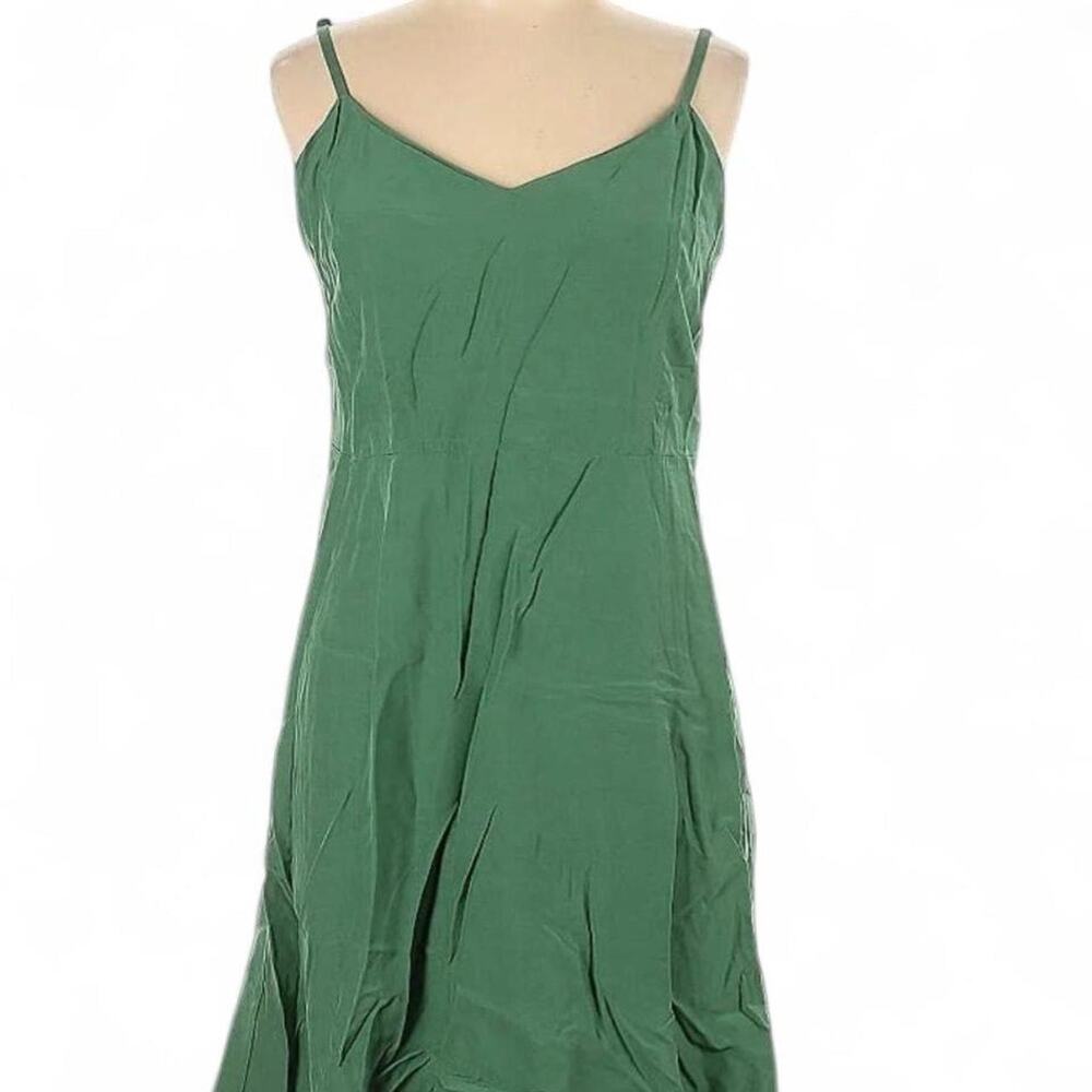 Uniqlo green mini dress beautiful